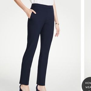 Ann Taylor Kate Fit Navy Pant